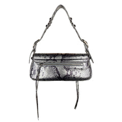 Bolso de mano Balenciaga de piel de becerro gris