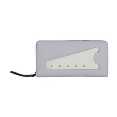 Cartera de piel de becerro morada de Maison Margiela
