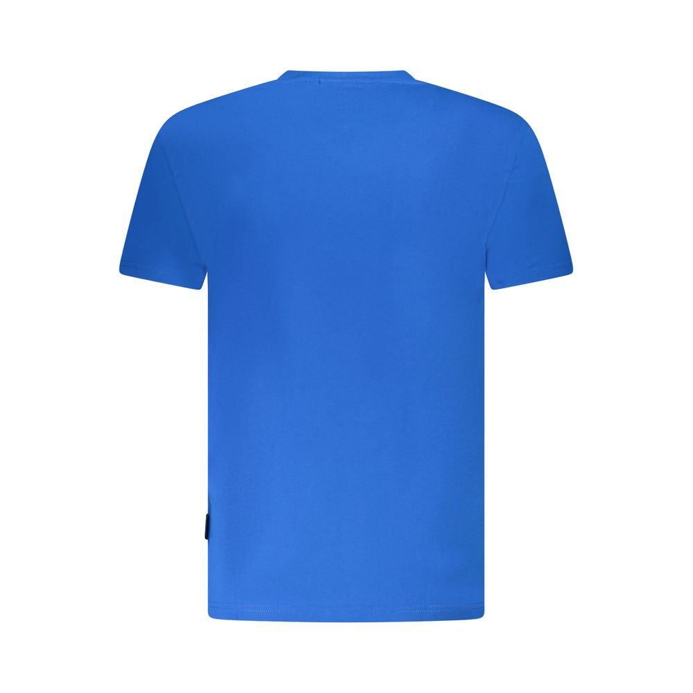 Camiseta de algodón azul Napapijri para hombre