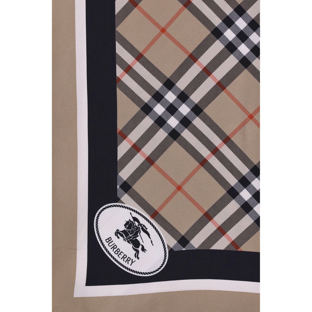 Bufanda de seda a cuadros de Burberry