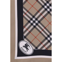 Bufanda de seda a cuadros de Burberry