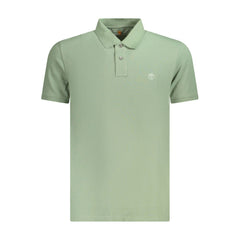 Polo de algodón verde Timberland para hombre