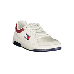 Zapatillas Tommy Hilfiger de cuero blanco para hombre