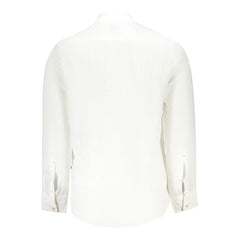 Camisa de lino blanca Hugo Boss para hombre