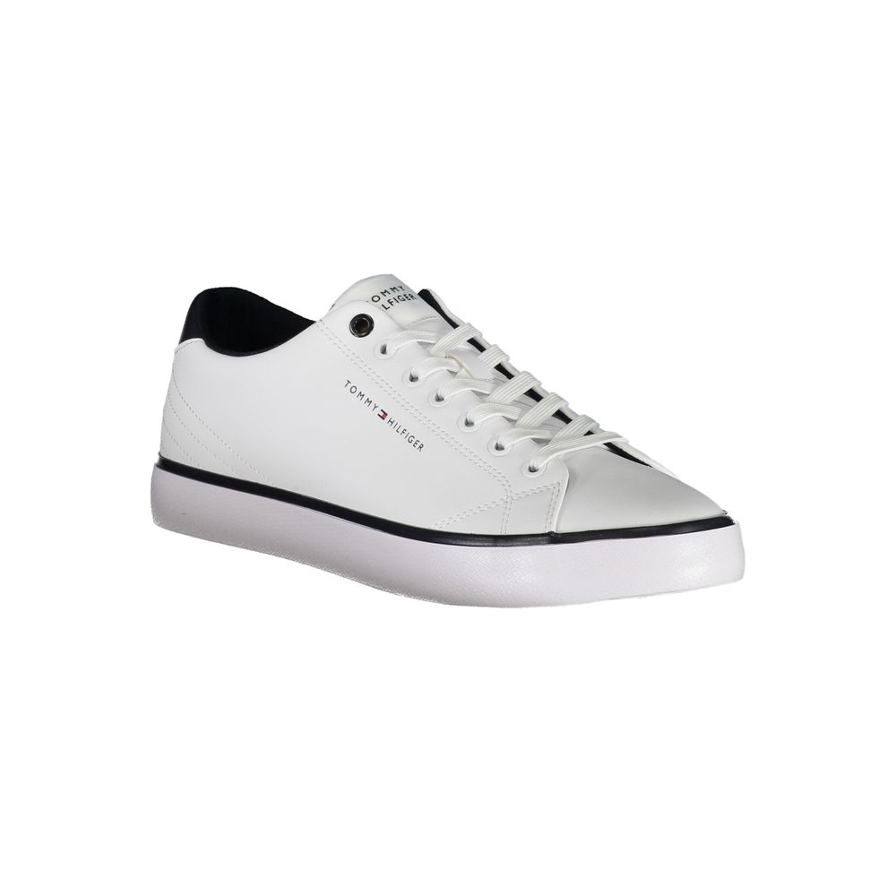 Zapatillas blancas de poliéster de Tommy Hilfiger