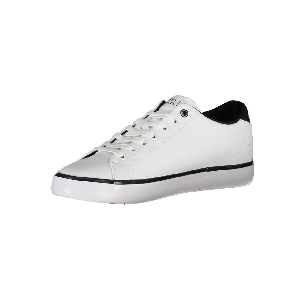 Zapatillas blancas de poliéster de Tommy Hilfiger