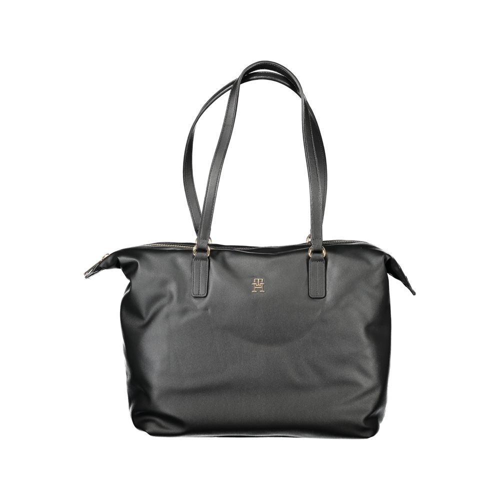 Bolso de mano Tommy Hilfiger de poliéster negro para mujer