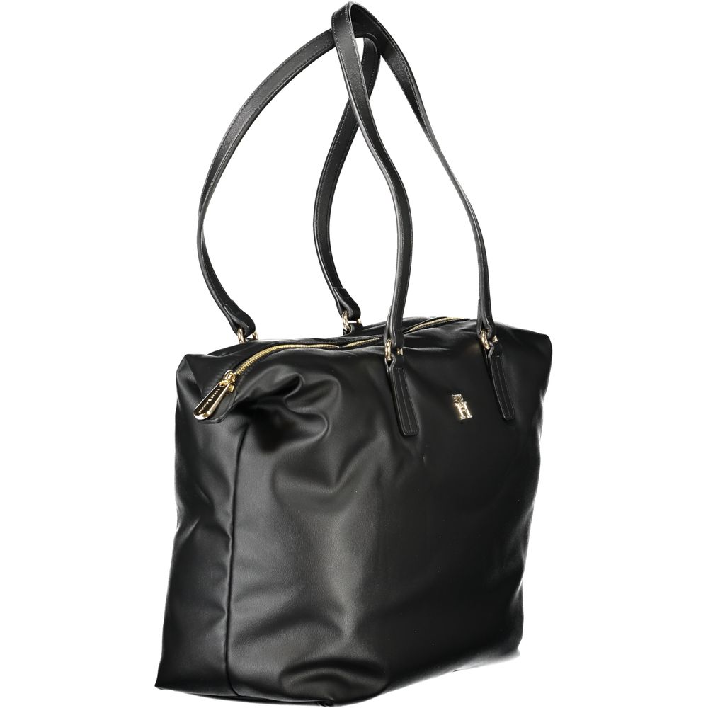 Bolso de mano Tommy Hilfiger de poliéster negro para mujer