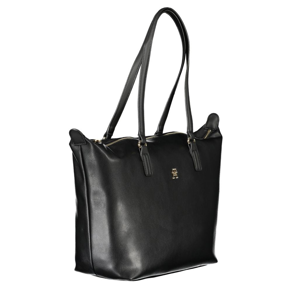 Bolso de mano Tommy Hilfiger de poliéster negro