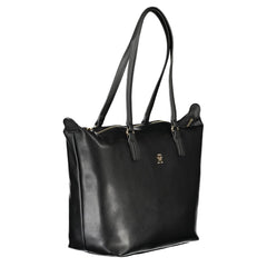 Bolso de mano Tommy Hilfiger de poliéster negro