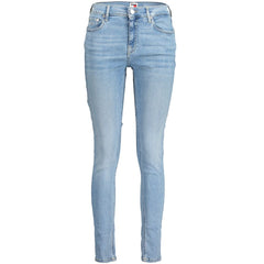 Vaqueros Tommy Hilfiger de algodón azul claro para mujer