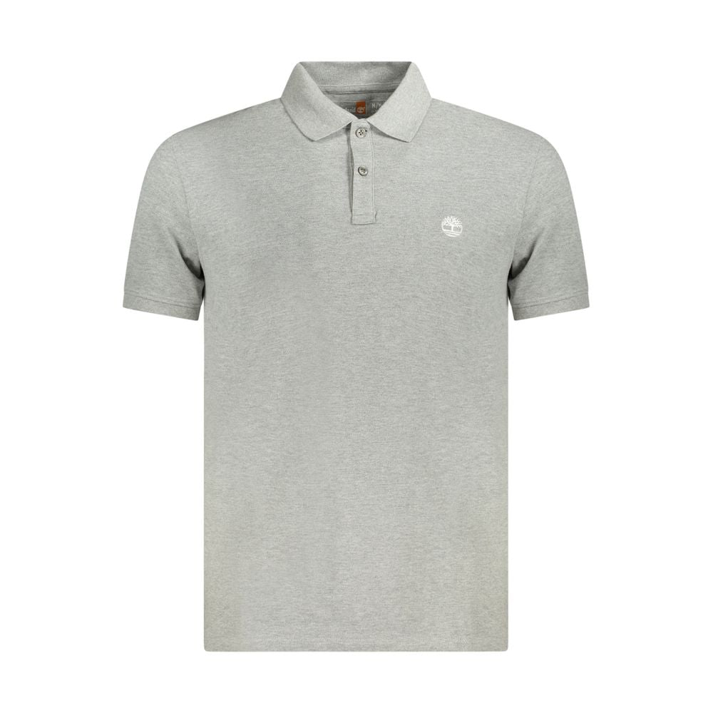Polo de algodón gris Timberland