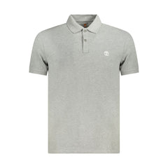 Polo de algodón gris Timberland
