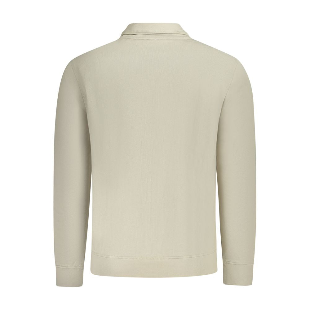 Suéter de algodón beige de Hugo Boss