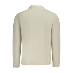 Suéter de algodón beige de Hugo Boss