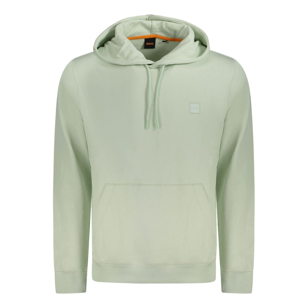 Suéter de algodón verde de Hugo Boss
