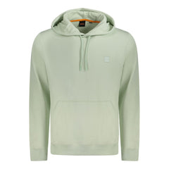 Suéter de algodón verde de Hugo Boss