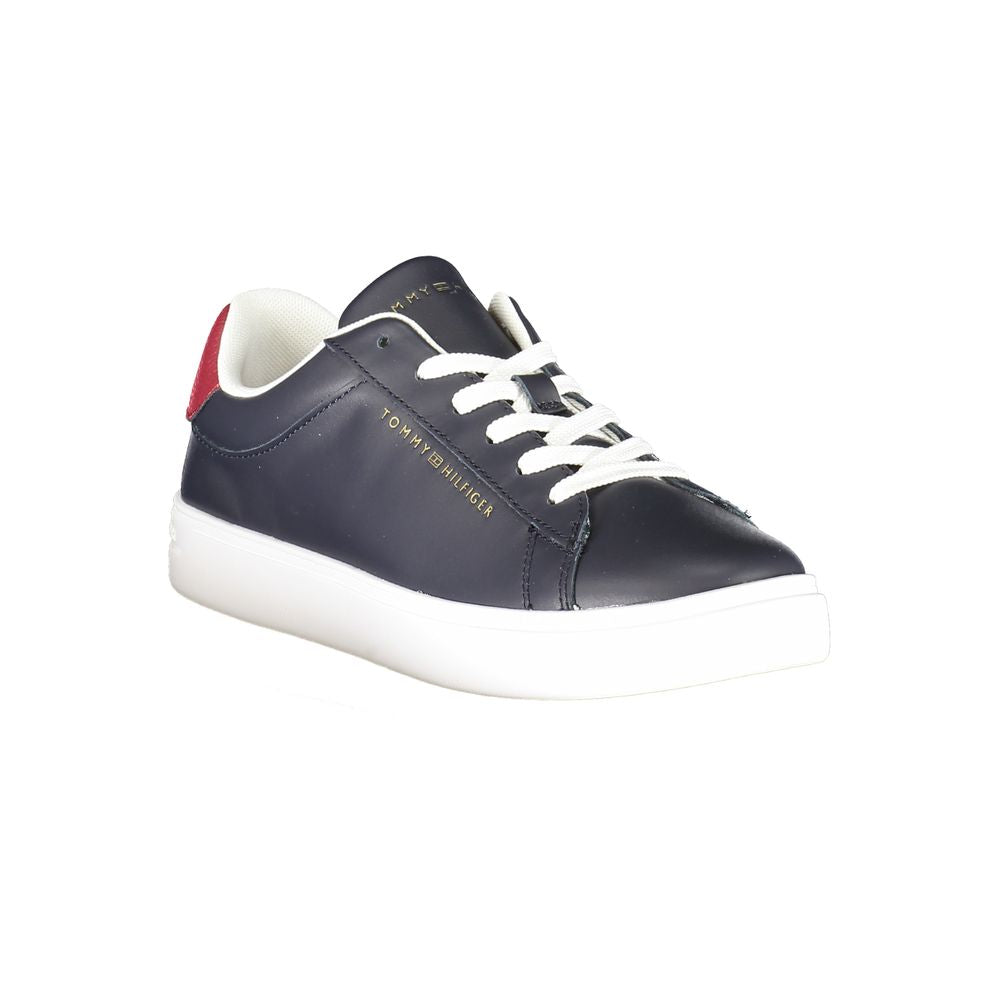 Zapatillas Tommy Hilfiger de piel azul para mujer