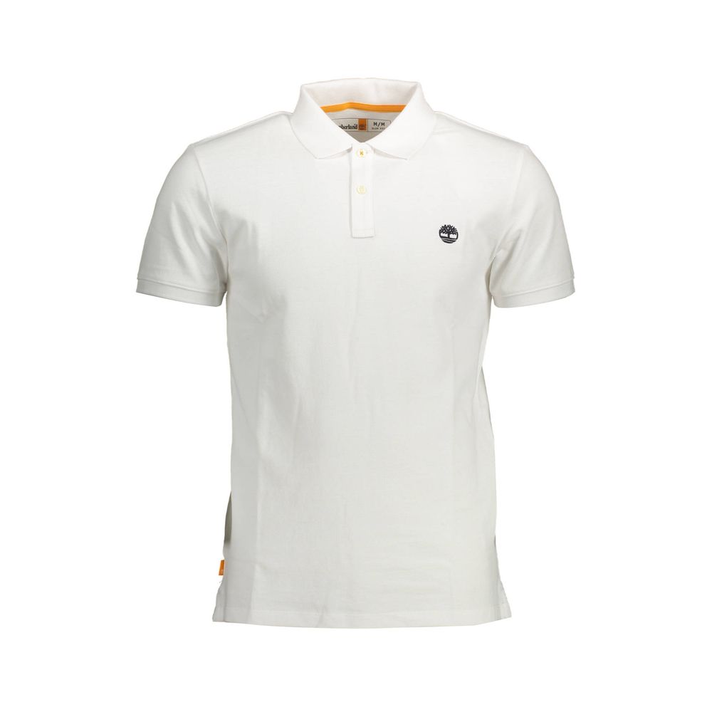 Polo Timberland de algodón blanco para hombre
