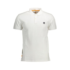 Polo Timberland de algodón blanco para hombre
