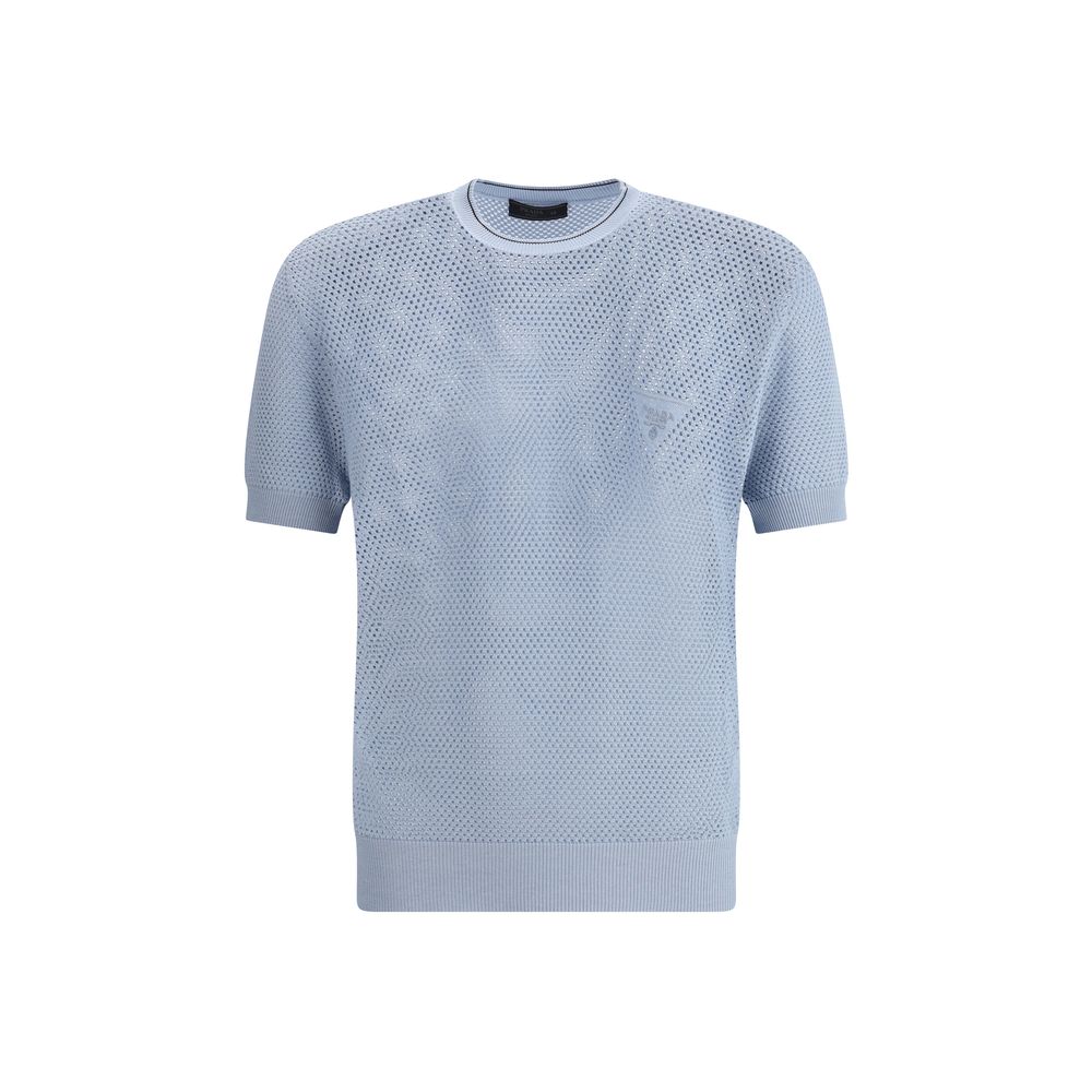 Camiseta con cordones de Prada