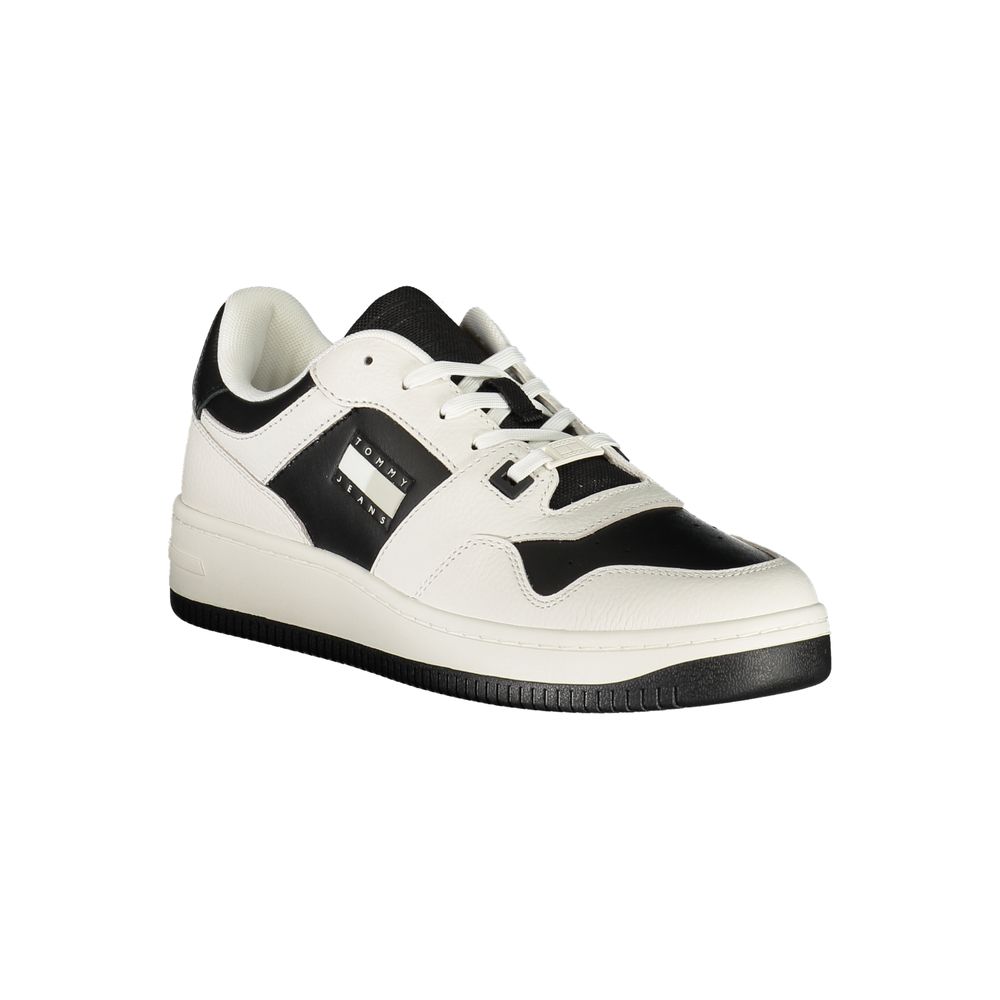 Zapatillas Tommy Hilfiger de cuero blanco para hombre