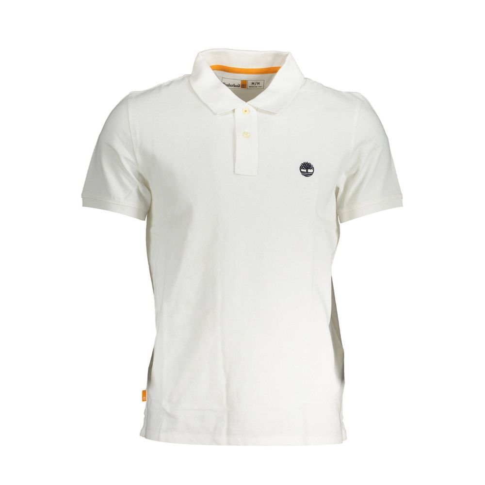 Polo Timberland de algodón blanco para hombre