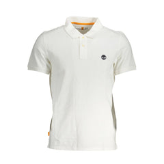 Polo Timberland de algodón blanco para hombre