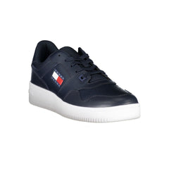 Zapatillas Tommy Hilfiger en contraste azul con detalle de logotipo