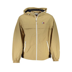 Chaqueta de poliamida beige de Tommy Hilfiger