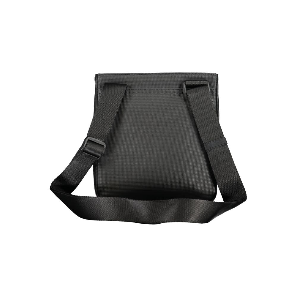 Bolso de hombro de polietileno negro Tommy Hilfiger