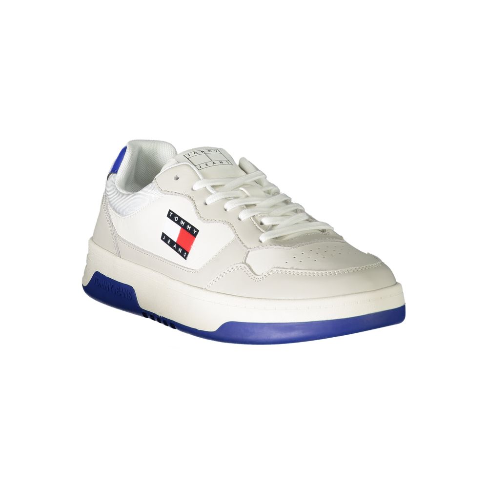 Zapatillas Tommy Hilfiger de cuero blanco para hombre