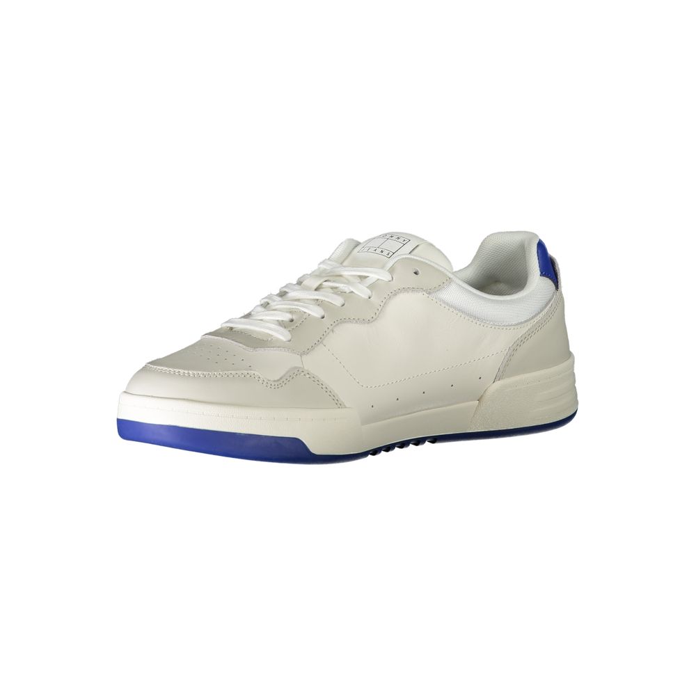 Zapatillas Tommy Hilfiger de cuero blanco para hombre