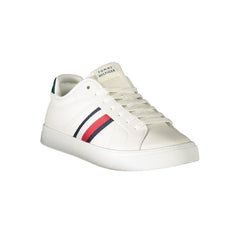 Zapatillas Tommy Hilfiger de cuero blanco para hombre