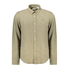 Camisa de algodón verde Timberland