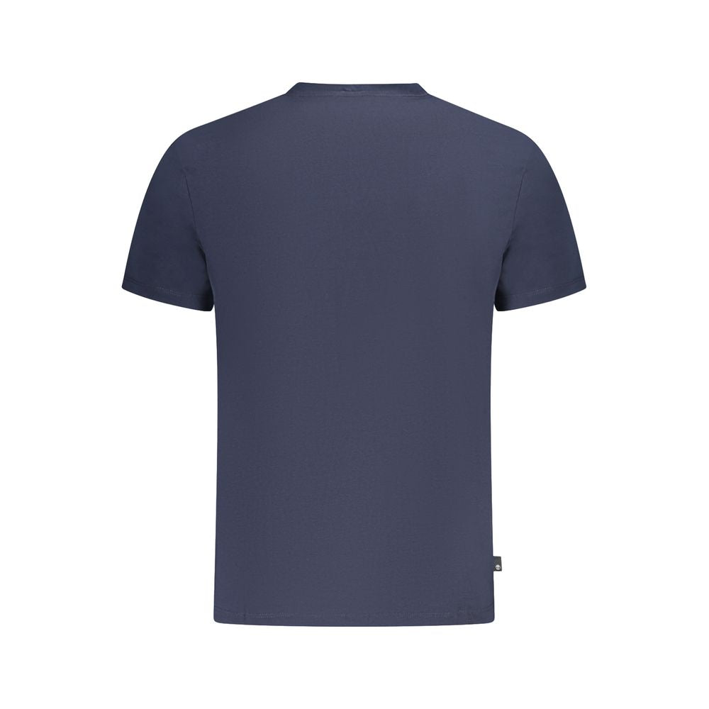 Camiseta de algodón azul Timberland