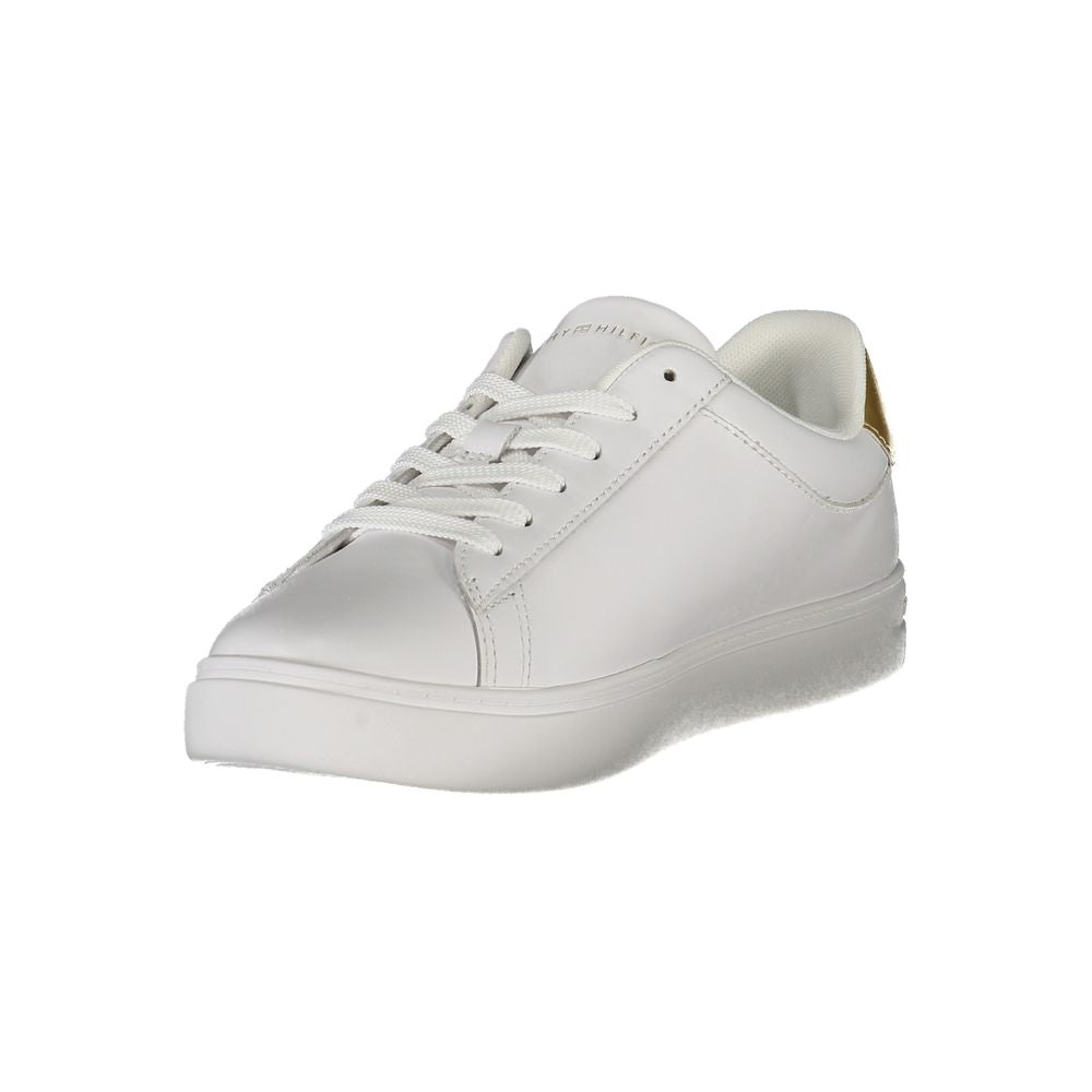 Zapatillas Tommy Hilfiger de piel blanca para mujer