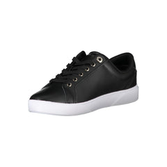 Zapatillas Tommy Hilfiger de piel negra para mujer