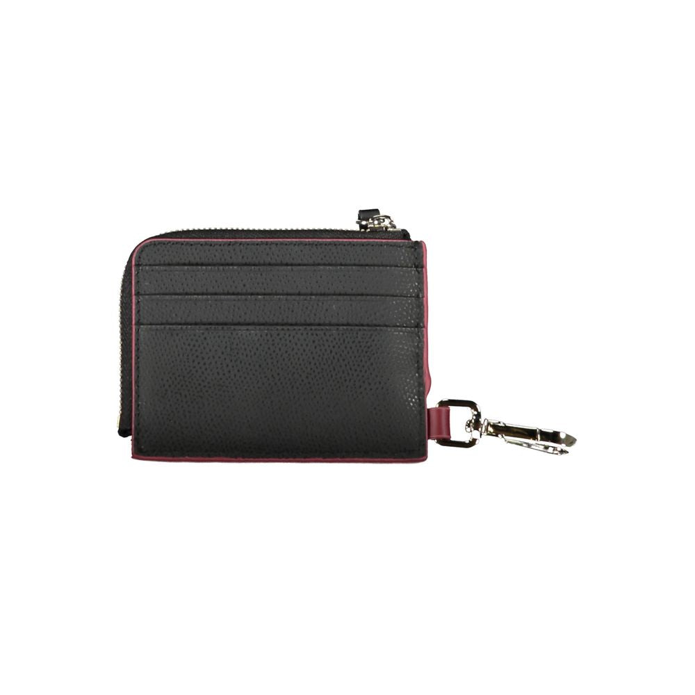 Tarjetero de piel Tommy Hilfiger Chic con mosquetón