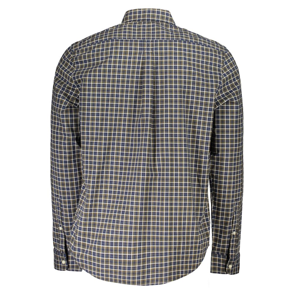 Camisa de algodón azul Timberland