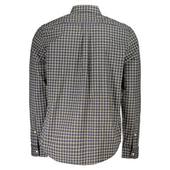 Camisa de algodón azul Timberland