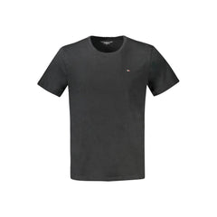 Camiseta de algodón negra Tommy Hilfiger para hombre