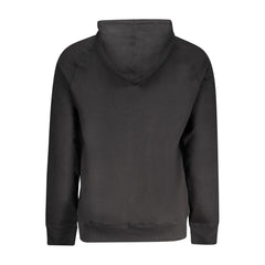 Suéter Timberland de algodón negro para hombre con bolsillos centrales y cremallera