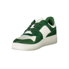 Zapatillas Tommy Hilfiger de cuero verde para hombre