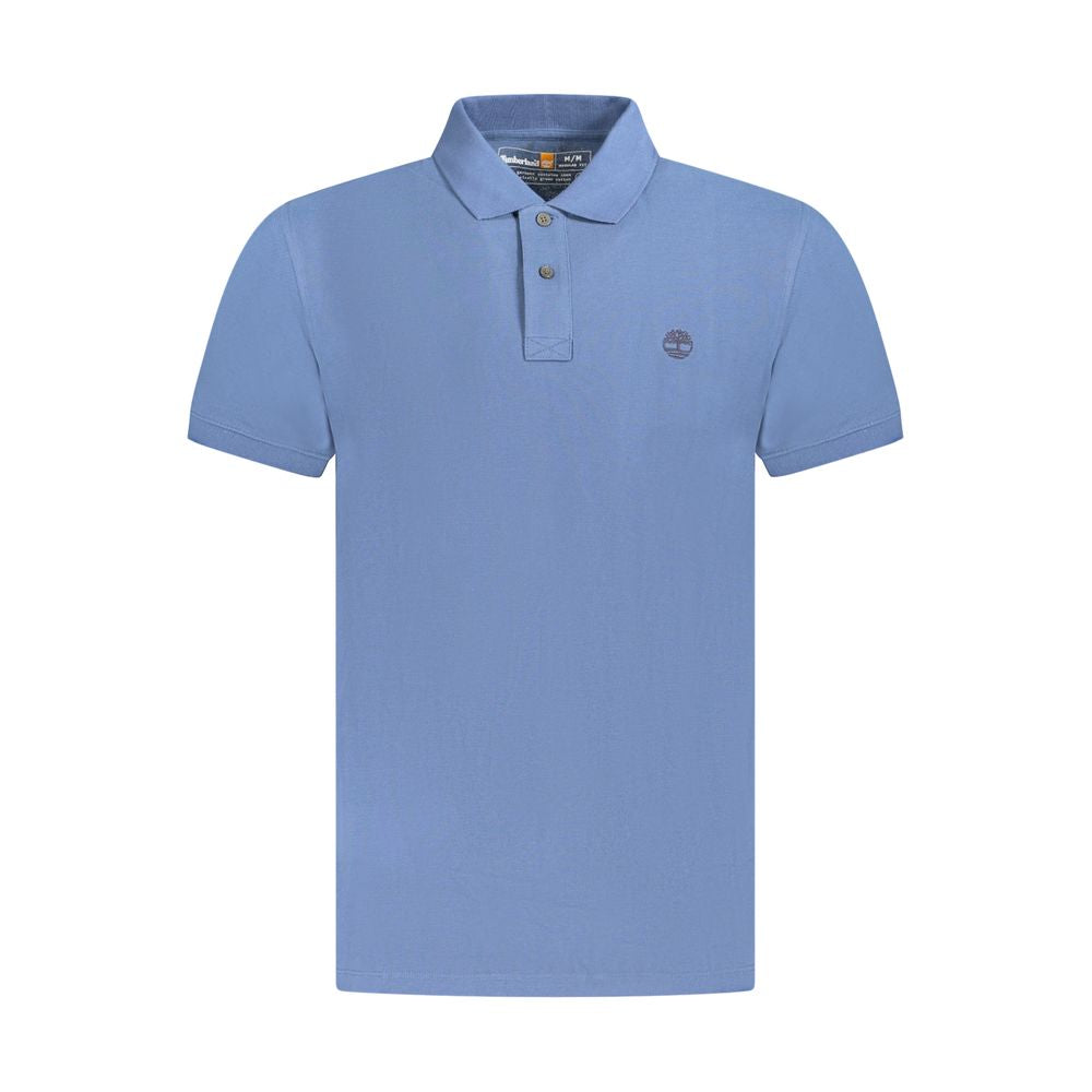 Polo Timberland de algodón azul para hombre