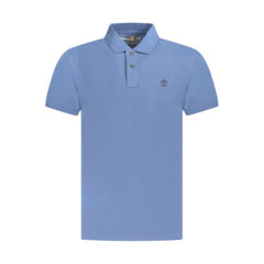 Polo Timberland de algodón azul para hombre