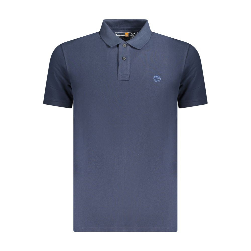 Polo Timberland de algodón azul para hombre