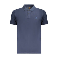 Polo Timberland de algodón azul para hombre