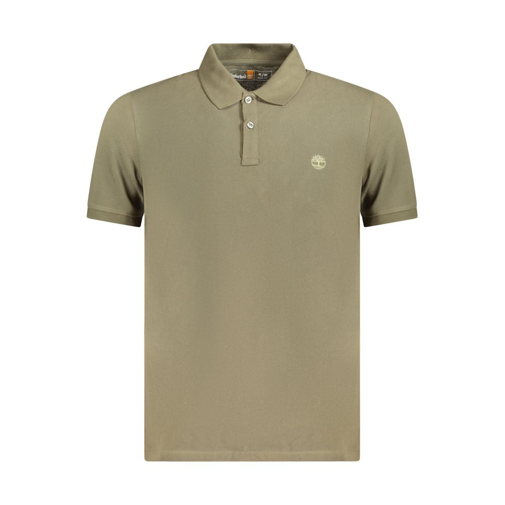 Polo de algodón verde Timberland