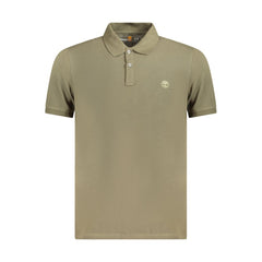 Polo de algodón verde Timberland